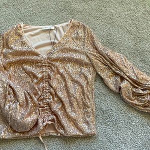 Women’s sequin top never worn